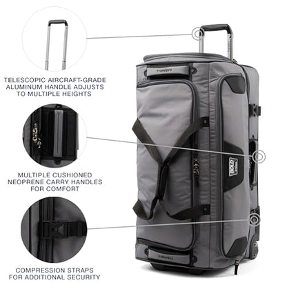 Travelpro Bold Softside Checked Large Luggage & Backpack Set, Grey/Black - color: Grey, size: Large