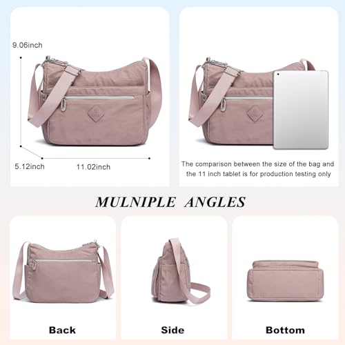 ETidy Large Crossbody Bag For Women - color: Pink
