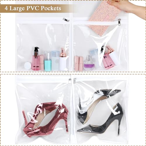 2 Pack 70" Wedding Dress Garment Bag 70" X 8" White - color: White, size: 70" X 8"