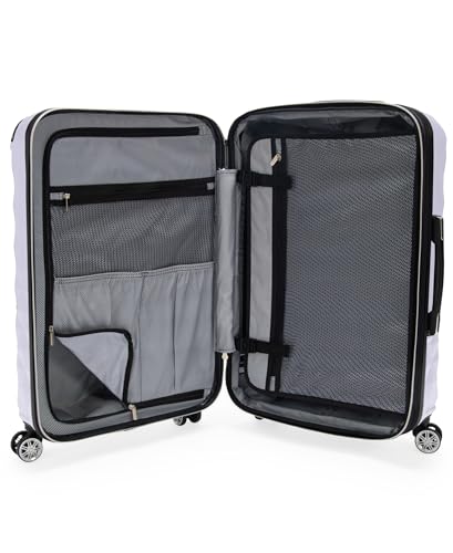 Kenneth Cole REACTION Diamond Tower Collection Lightweight Hardside Expandable 8-Wheel Spinner Travel Luggage, Lavender, 2-Piece Set (20" & 28") - color: Lavender, size: 2-Piece Set (20" & 28")