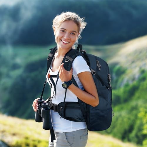 Maelstrom 40L Waterproof Hiking Backpack, Lightweight Travel Daypack - color: Blue