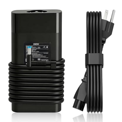 280W Charger for HP Omen ZBook Fury ZBook Studio Gaming Laptop - size: 7.2*3.5*1