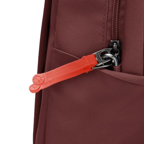 Pacsafe GO 25L Anti Theft Backpack, Garnet Red - color: Garnet Red