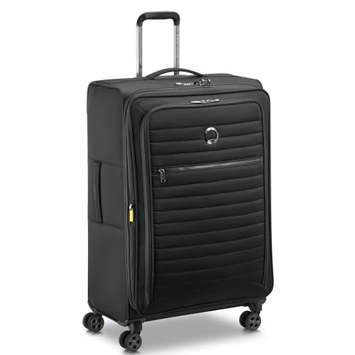 DELSEY PARIS Cruise 3.0, 28 Inch Checked Softside Luggage, Black - color: Black, size: Checked-Large 28 Inch