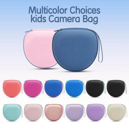 Kids Headphones Case for Folding Headphone, Pink (Case Only) - color: Pink