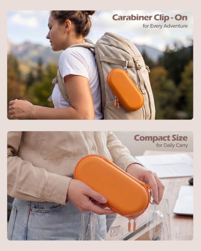 ProCase Hard Double Sunglasses Glasses Case for Men Women -Orange - color: Orange