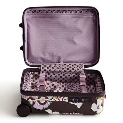 Vera Bradley Women's Hardside Luggage 17 Inch Adair Underseat Roller, Subtle Bouquet, One Size - color: Subtle Bouquet