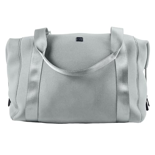 Tomorrow Duffle | 18L | NTB-714 Silver | Weekender Carry-On, Travel Bag, Trolley Sleeve, Sturdy Neoprene & Nylon, Personal Item, Fits Under Airline Seat, TSA Friendly - color: The Tomorrow Duffle (Silver), size: Medium