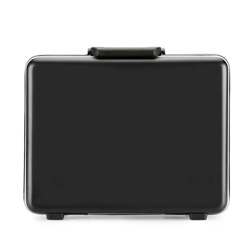 Baxi&barna ABS&PC Business Briefcase, Security Lockbox for Important Documents, New Aluminum Frame Money Box