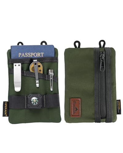 VIPERADE VE1 Pocket Organizer EDC Pouch for Men EDC Organizer Daily Carry - color: Green