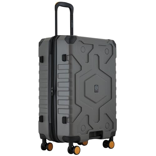 Wrangler ATG Outland Expandable Hardside Luggage, Gull Gray, 3 Piece Set - color: Gull Gray, size: 3 Piece Set (22"/26"/30")