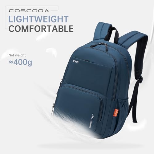 40x30x15cm Personal Item Travel Backpack,16x12x6inch Carry On Bag - color: Blue