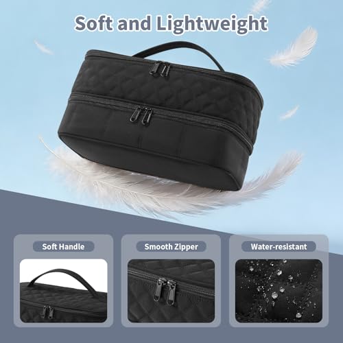 Hair Travel Carrying Case Compatible with Shark Flex Style/Dyson Airwrap - color: Black