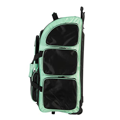 Travelers Club Xpedition 30 Inch Multi-Pocket Upright Rolling Duffel Bag - color: 씨폼.