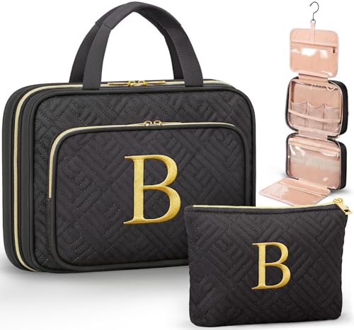 Personalized Hanging Toiletry Bag Travel Makeup & Cosmetic Bag Organizer - style: B