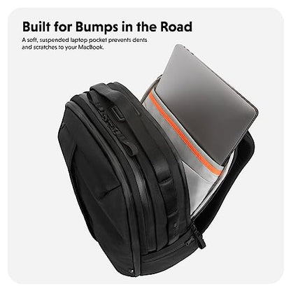 HyperPack Pro 22L Slim Travel Backpack with 'Find My' Compatibility - Fits up to 16” Laptop. Anti Theft w/RFID Protective Pocket. - style: Hyperpack Pro