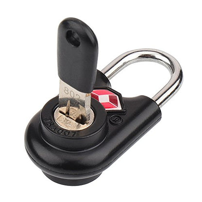 SURE LOCK Mini TSA Approved Keyed Luggage Lock – One Key Opens All, Fits Tight Zipper Gaps & Small Pull Holes, Compact Travel Lock for Suitcases, Backpacks & Handbags - color: ALL COLOUR 6 PACK