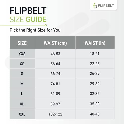 FlipBelt Zipper Running Belt, Waist Pack for Fitness and Running, US Company - color: Periwinkle, size: X-Small