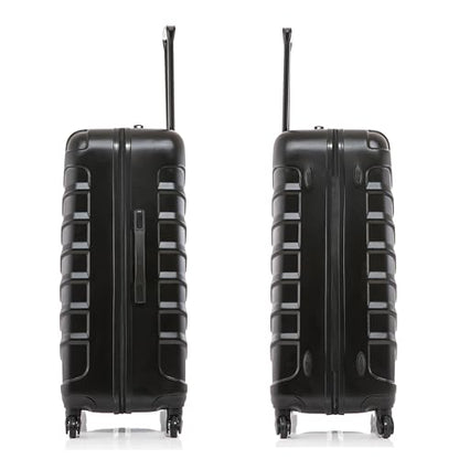 InUSA ENDURANCE Luggage with Spinner Wheels | Spacious Durable Lightweight Hardshell Suitcase, Travel Sets with Handle and Trolley | (20in, 24in, 28in) 3 Piece Luggage Set | Black - color: Black, size: 3-Piece Set (20-Inch, 24-Inch, 28-Inch)