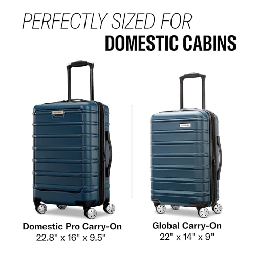 Samsonite Omni 2 PRO Hardside Expandable Luggage with Spinners, Arctic Silver, Carry-on - color: Artic Silver, size: Pro Carry-on Spinner