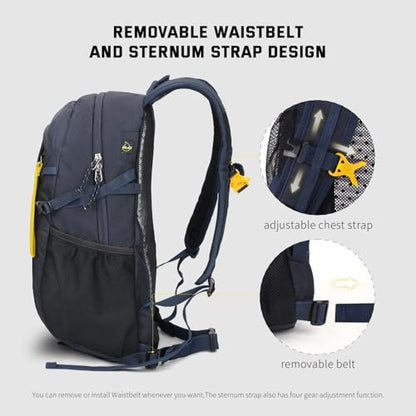 SKYSPER Small Hiking Backpack, 20L/30L Lightweight Travel Backpacks Hiking Daypack for Women Men - color: Lantc20-navyblue, size: 30 l