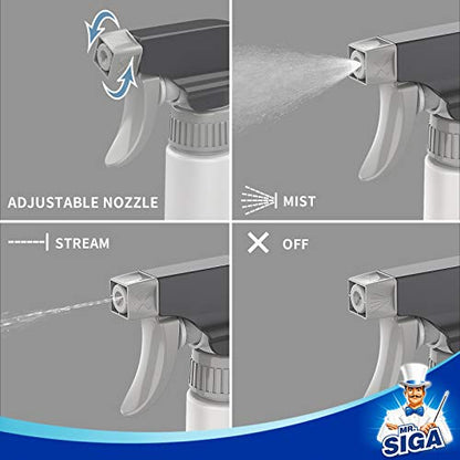 MR.SIGA 24 oz Empty Plastic Spray Bottles for Cleaning Solutions, 36 Pack - size: 710ml, 36 Pack