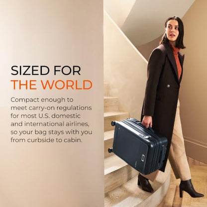 Briggs & Riley Sympatico Hardside Luggage Collection, Plum, 21" Global Carry-On, Sympatico Hardside Luggage - color: Plum, size: 21" Carry-On