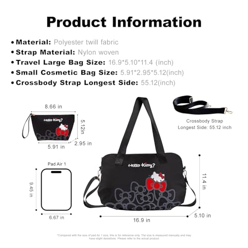 Vimanllie Travel Bag Large Waterproof Weekender Tote Bags for Women with Shoulder Strap, Polyester Luggage Sleeve Overnight - color: 2- Petal Bag-2