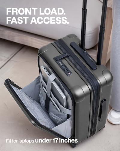 Coolife Expandable Luggage with TSA Lock 2 Piece Set Grey - color: Grey, size: 2 Piece Set（20/29inch）