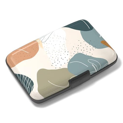 Rimilak Aluminuml Credit Card Holder,Modern Abstract Art - color: Modern Abstract Art