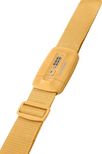 Samsonite - TSA Lock Luggage Strap, Yellow, Luggage strap with TSA lock - color: Yellow