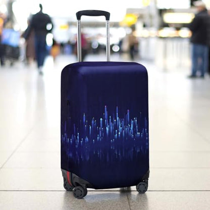 HYPER VENTURE Travel Luggage Cover Suitcase Protector Fits 31-32 Inch, XL - color: Nightscape, size: XL