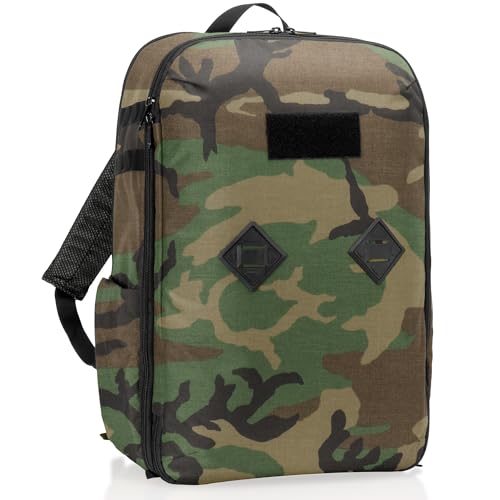 Xtreme Sight Line ~ Large Backpack ~ 16" Laptop Backpack with Removable Faraday Sleeve ~ Heavy-Duty, Foam Padded & Multiple Large Compartments ~ 1000D Nylon/Spacer Mesh ~ Woodland Camo - color: Woodland Camo