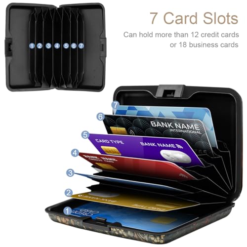 Coco Rossi Credit Card Holder RFID Aluminum Small Mini Wallet Women - color: Mushroom
