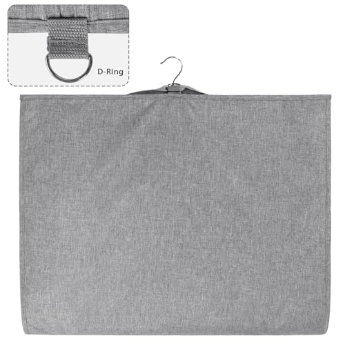 Univivi Garment Bag for Hanging Clothes and Travel, Gray, 43 Inch, 1 Pack - color: Gray, size: 24"X43"-1pcs (Garment Bag)