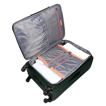 Sharper Image Odyssey 29" Expandable 8-Wheel Spinner Large Checked Luggage Suitcase, Scarab - color: Scarab, size: Large Checked