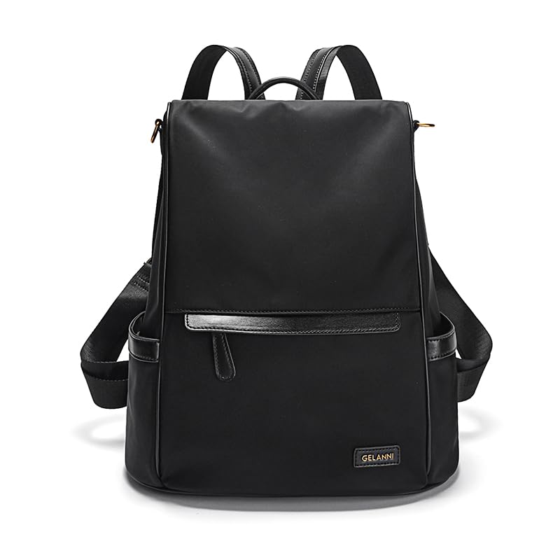 Anti Theft Backpack Purse for Women Lightweight Casual Travel Daypack Black - color: Black
