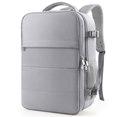 HOTOR Travel Backpack Flight Approved Bag Men Women, Large Grey - color: Grey, size: Large