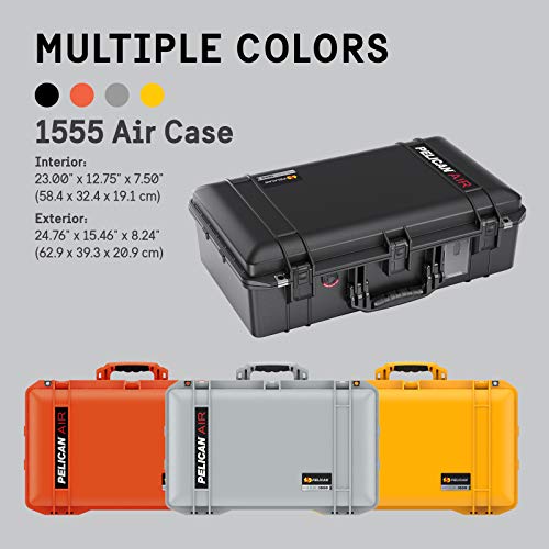 Pelican Air 1555 Case No Foam - Orange - color: Red, size: No Foam