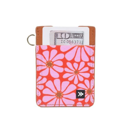 Thread Wallets Ultra Slim Minimalist Leather Card Holder Wallet (Emmeline) - color: Emmeline