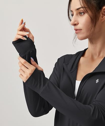 Soothfeel Women's UPF 50+ Sun Protection Shirt Hoodie Jacket Lightweight - color: A-black, size: Small