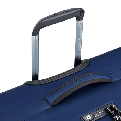 DELSEY PARIS Cruise 3.0, 28 Inch Checked Softside Luggage, Deep Sea Navy - color: Deep Sea Navy, size: Checked-Large 28 Inch