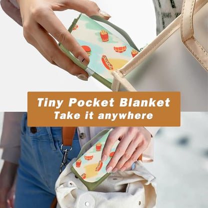 Picnic Blanket Waterproof, Portable with Stakes, Lightweight 0.42lb/0.66lb Options, Sand-Proof, fits in Pocket, Foldable, for Camping, Hiking, Travel, Concerts, Festivals - size: Medium--Military Green Burger