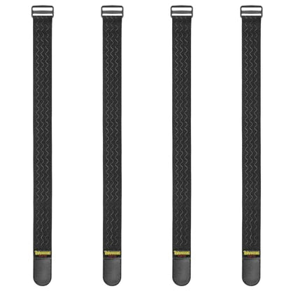 Trilancer Elastic Cinch Straps with Anti-Slip Strips, 24'' x 2'' (4 Pack) - size: 24"(4 pcs)