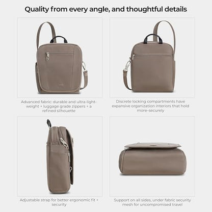 Travelon Anti-Theft Classic Medium Tour Bag - color: Hazelnut