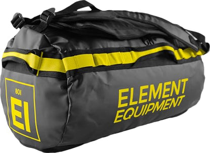 Element Equipment Trailhead Duffel Bag Shoulder Straps Waterproof Black/Yellow Medium - color: Black/Yellow, size: Medium 51 Liters