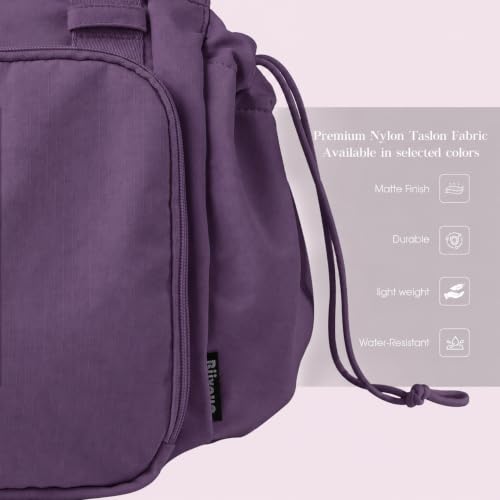 Everyday Bag Tote for Women, Spacious Diaper Bag with 16 Pockets, Durable Travel Bag, Sleek Work Shoulder Bag - color: Twilight Purple