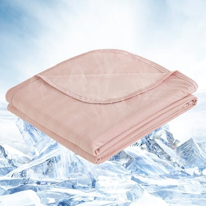 OIGAE Cooling Blanket King Size 90"x108" for Hot Sleepers Summer Blanket - color: 9 - Pink Stripe, size: King 90'' x 108''