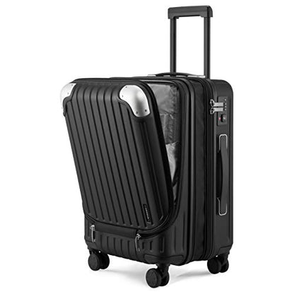 LEVEL8 Grace 수하물, 블랙., 질감 - color: 블랙., size: 20 Inch - EXT