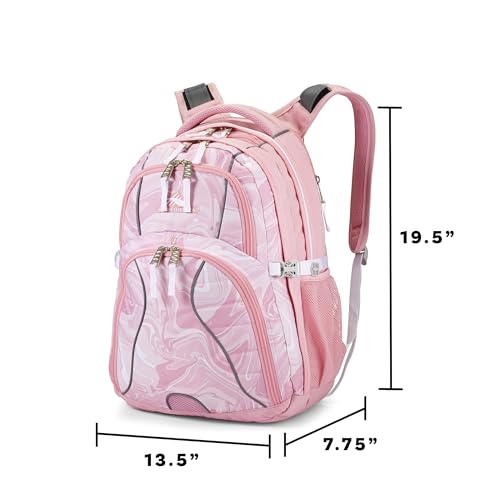 High Sierra Swerve Laptop Backpack, True Navy, One Size - color: True Navy